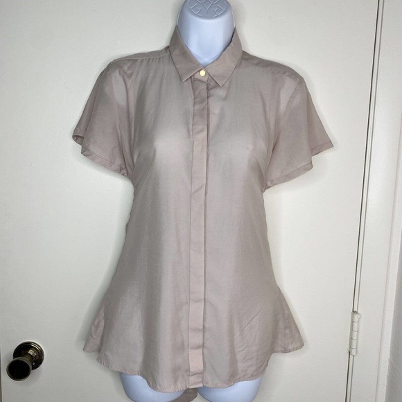 Nano Universe Womens Blouse Size F Made In Japan - Picture 1 of 11